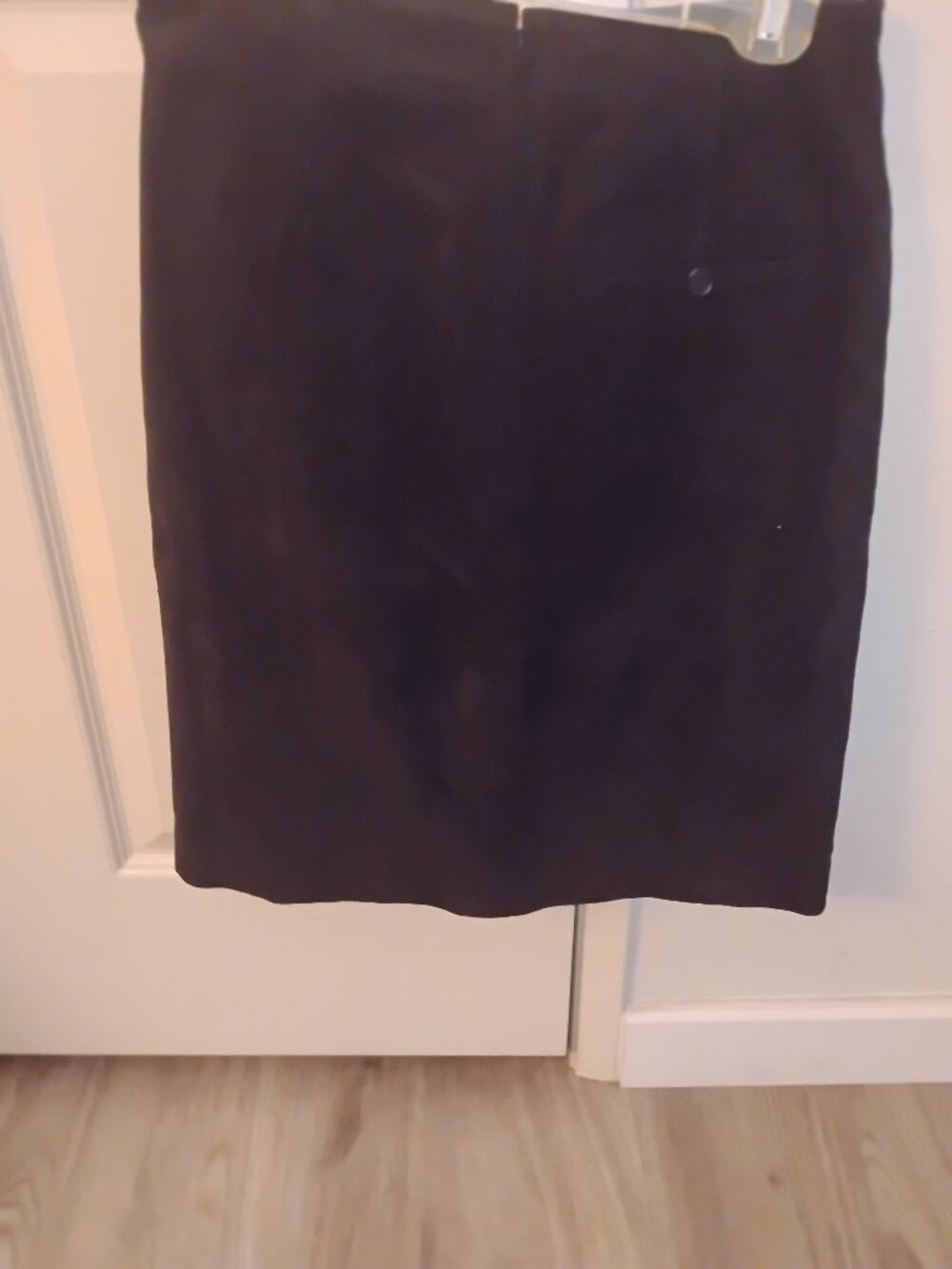 WILSON Leather Experts Blck Suede Mini Skirt